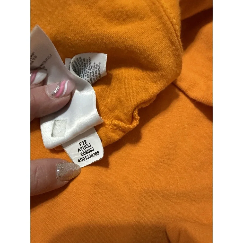 The North Face Men's‎ Long Sleeve Orange T-Shirt Size L